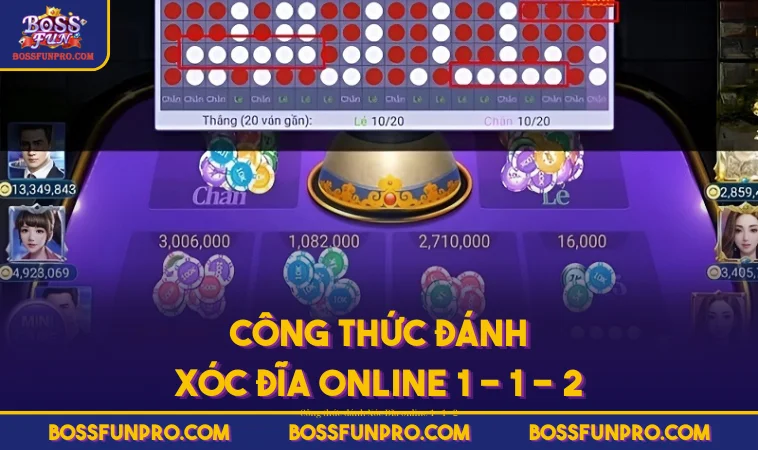 Công thức đánh Xóc Đĩa online 1 - 1 - 2