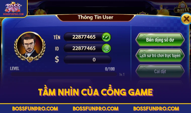 Tầm nhìn của cổng game